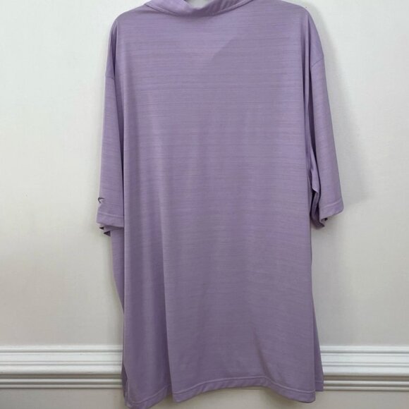 Reebok Speedwick Polo Shirt Men’s 3XLT Purple Golf Athleisure Big & Tall - Picture 2 of 5